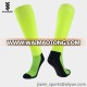 Grip socks knee high Fluorescent green soccer socks / grip pads non-slip football socks