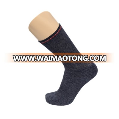 small order factory price men's winter warm grey merino wool hiking socks